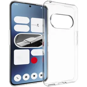 Phonesta Pure Clear Silikon Back Cover Hülle für Nothing Phone (3a) - Transparent