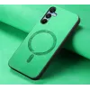 Phonesta Retro Vegan Leder MagSafe Back Cover Hülle für Samsung Galaxy A15 4G/5G - Grün 3