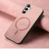 Phonesta Retro Vegan Leder MagSafe Back Cover Hülle für Samsung Galaxy A35 - Rosa 4