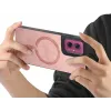 Phonesta Retro Vegan Leder MagSafe Back Cover Hülle für Motorola Moto G55 - Rosa 3