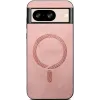 Phonesta Retro Vegan Leder MagSafe Back Cover Hülle für Google Pixel 9 Pro XL - Rosa 3