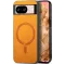 Phonesta Retro Vegan Leder MagSafe Back Cover Hülle für Google Pixel 9 / 9 Pro - Orange