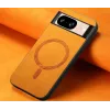 Phonesta Retro Vegan Leder MagSafe Back Cover Hülle für Google Pixel 9 / 9 Pro - Orange 2