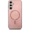 Phonesta Retro Vegan Leder MagSafe Back Cover Hülle für Samsung Galaxy S25/S24 - Rosa