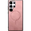 Phonesta Retro Vegan Leder MagSafe Back Cover Hülle für Samsung Galaxy S25 Ultra - Rosa 5