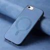 Phonesta Retro Vegan Leder MagSafe Back Cover Hülle für Apple iPhone 17e/16e - Blau 3
