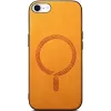 Phonesta Retro Vegan Leder MagSafe Back Cover Hülle für Apple iPhone 17e/16e - Orange 1