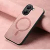 Phonesta Retro Vegan Leder MagSafe Back Cover Hülle für Xiaomi Poco X7 Pro - Rosa 4