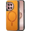 Phonesta Retro Vegan Leder MagSafe Back Cover Hülle für OnePlus 12R - Orange