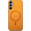Phonesta Retro Vegan Leder MagSafe Back Cover Hülle für Samsung Galaxy A16 - Orange 2