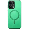 Phonesta Retro Vegan Leder MagSafe Back Cover Hülle für Oppo Reno13 Pro - Grün 2
