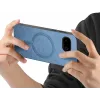 Phonesta Retro Vegan Leder MagSafe Back Cover Hülle für Google Pixel 9a - Blau 3