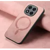 Phonesta Retro Vegan Leder MagSafe Back Cover Hülle für Xiaomi Redmi Note 14 Pro Plus - Rosa 2