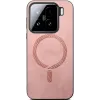 Phonesta Retro Vegan Leder MagSafe Back Cover Hülle für Xiaomi 15 - Rosa 2