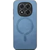 Phonesta Retro Vegan Leder MagSafe Back Cover Hülle für Xiaomi Redmi Note 14 Pro 5G / Xiaomi Poco X7 - Blau 2