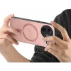 Phonesta Retro Vegan Leder MagSafe Back Cover Hülle für Xiaomi Poco F7 Ultra - Rosa 3