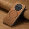 Phonesta Retro Vegan Leder MagSafe Back Cover Hülle für Nothing Phone (3a) Pro - Braun 4