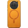 Phonesta Retro Vegan Leder MagSafe Back Cover Hülle für Nothing Phone (3a) Pro - Orange