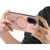 Phonesta Retro Vegan Leder MagSafe Back Cover Hülle für Xiaomi Redmi A5 171.7mm - Rosa 3