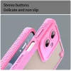 Phonesta Shockproof Armor Back Cover Hülle für Motorola Moto G55 - Rosa 6