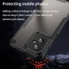 Phonesta Shockproof Armor Back Cover Hülle für Motorola Moto G55 - Schwarz 4