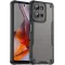 Phonesta Shockproof Armor Back Cover Hülle für Motorola Moto G75 - Schwarz