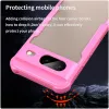 Phonesta Shockproof Armor Back Cover Hülle für Google Pixel 8 - Rosa 4