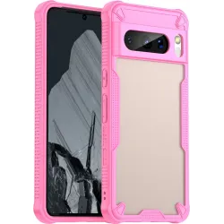 Phonesta Shockproof Armor Back Cover Hülle für Google Pixel 8 Pro - Rosa
