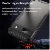Phonesta Shockproof Armor Back Cover Hülle für Google Pixel 8a - Schwarz 4