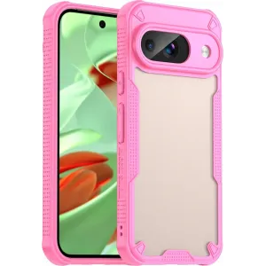 Phonesta Shockproof Armor Back Cover Hülle für Google Pixel 9 - Rosa