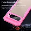 Phonesta Shockproof Armor Back Cover Hülle für Google Pixel 9 Pro - Rosa 4
