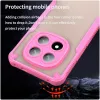 Phonesta Shockproof Armor Back Cover Hülle für Xiaomi Redmi Note 14 Pro Plus - Rosa 4