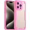 Phonesta Shockproof Armor Back Cover Hülle für Apple iPhone 15 Pro - Rosa