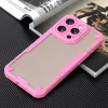 Phonesta Shockproof Armor Back Cover Hülle für Apple iPhone 15 Pro - Rosa 7