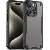 Phonesta Shockproof Armor Back Cover Hülle für Apple iPhone 15 Pro - Schwarz