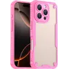 Phonesta Shockproof Armor Back Cover Hülle für Apple iPhone 16 Pro - Rosa