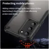 Phonesta Shockproof Armor Back Cover Hülle für Samsung Galaxy S23 Plus - Schwarz 4