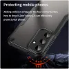 Phonesta Shockproof Armor Back Cover Hülle für Samsung Galaxy S25 Plus/S24 Plus - Schwarz 4