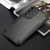 Phonesta Shockproof Armor Back Cover Hülle für Samsung Galaxy S25 Plus/S24 Plus - Schwarz 7