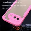 Phonesta Shockproof Armor Back Cover Hülle für Google Pixel 9a - Rosa 4