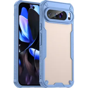 Phonesta Shockproof Armor Back Cover Hülle für Google Pixel 9 Pro XL - Blau