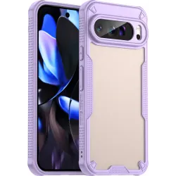 Phonesta Shockproof Armor Back Cover Hülle für Google Pixel 9 Pro XL - Lila