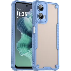 Phonesta Shockproof Armor Back Cover Hülle für Motorola Moto G35 - Blau
