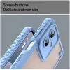 Phonesta Shockproof Armor Back Cover Hülle für Motorola Moto G55 - Blau 6
