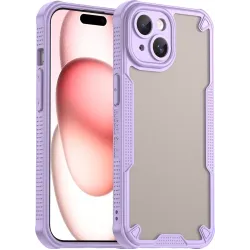 Phonesta Shockproof Armor Back Cover Hülle für Apple iPhone 15 Plus - Lila