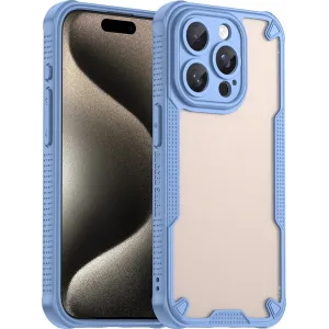 Phonesta Shockproof Armor Back Cover Hülle für Apple iPhone 15 Pro - Blau