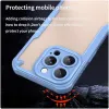Phonesta Shockproof Armor Back Cover Hülle für Apple iPhone 15 Pro Max - Blau 4