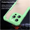 Phonesta Shockproof Armor Back Cover Hülle für Apple iPhone 15 Pro Max - Grün 4
