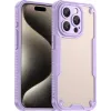 Phonesta Shockproof Armor Back Cover Hülle für Apple iPhone 15 Pro Max - Lila