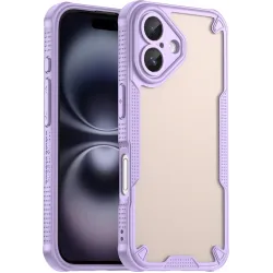 Phonesta Shockproof Armor Back Cover Hülle für Apple iPhone 16 - Lila